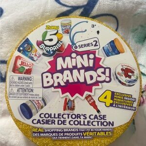 Zuru Mini Brands Collector's Case - Gold INCLUDES A COUPLE OF TOYS